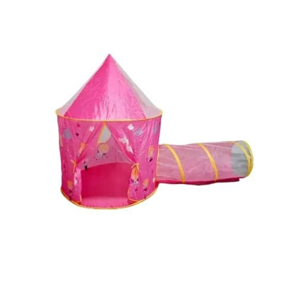 Castillo Armable con Túnel color Rosado