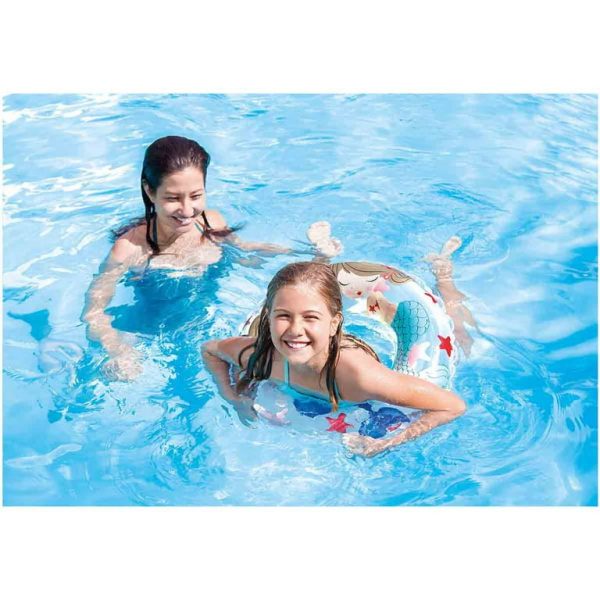 Flotador inflable de aro 61 cm - Imagen 2