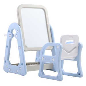 Mesa Pizarra con Silla color Celeste