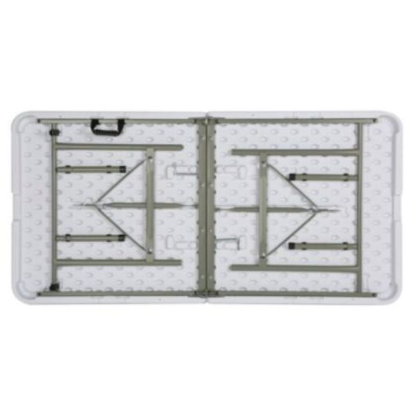 Mesa Plegable Maleta 152x76cm Blanco - Imagen 3