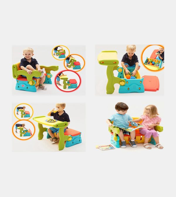 Mesa escritorio multifuncional 3 en 1 infantil - Imagen 5