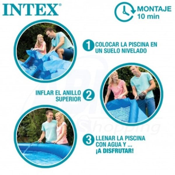 Piscina inflable redonda Intex Easy Set 244x61cm - Imagen 5