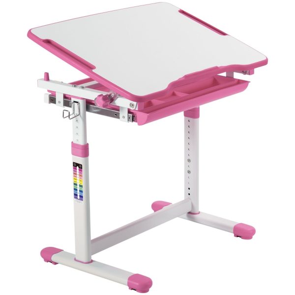 Escritorio con Silla Regulable color Rosado Infantil - Imagen 2