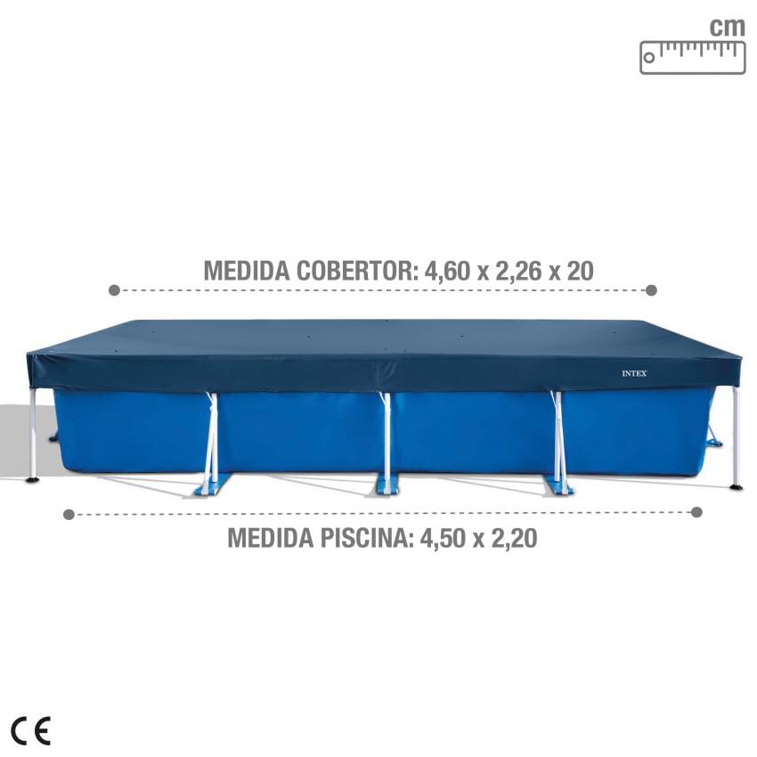 Cobertor para Piscinas rectangulares 460x226cm Intex - Imagen 4
