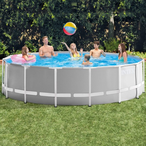 Piscina redonda 457x122 cm prism frame con depuradora de cartucho - Imagen 2