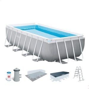 Piscina Estructural Rectangular 488x244x107cm Intex