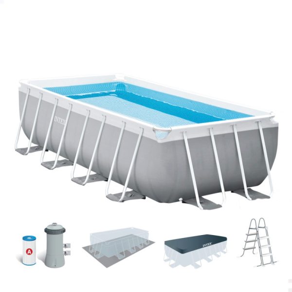 Piscina Estructural Rectangular 488x244x107cm Intex