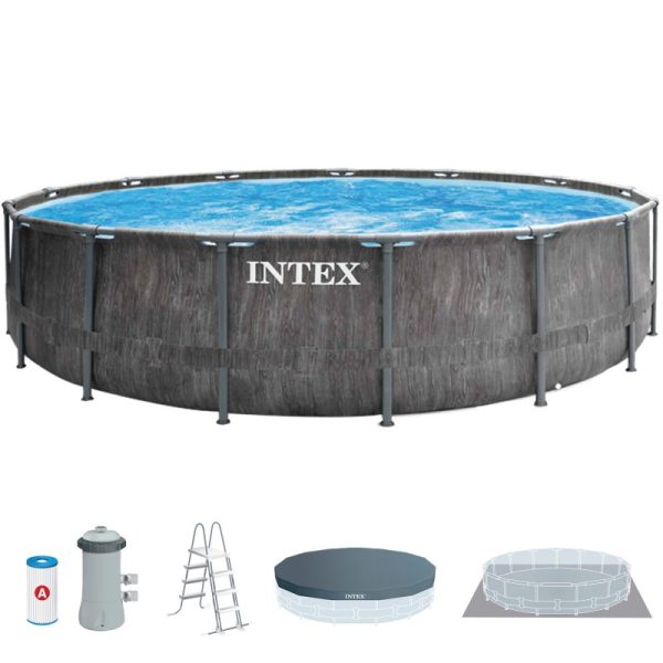 Piscina Estructural Prism Frame 457x122cm Intex