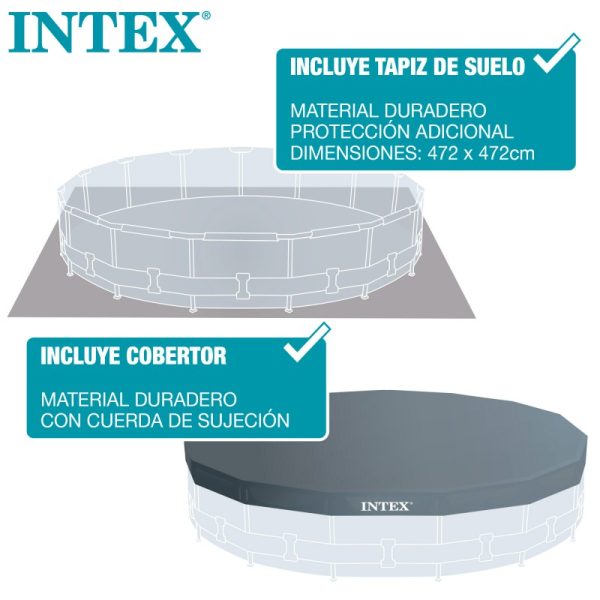 Piscina Estructural Prism Frame 457x122cm Intex - Imagen 5