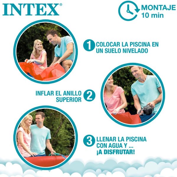 Piscina Inflable Modelo Cangrejo Intex - Imagen 3