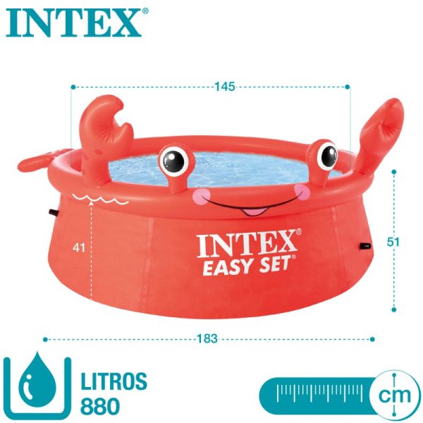 Piscina Inflable Modelo Cangrejo Intex - Imagen 6