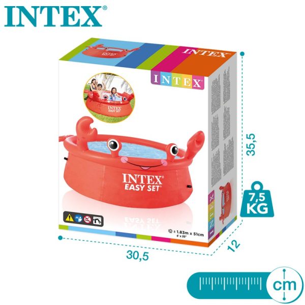 Piscina Inflable Modelo Cangrejo Intex - Imagen 7
