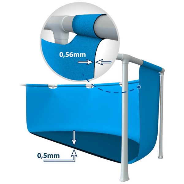 Piscina Armable Metal Frame 450x220x84cm Intex - Imagen 4
