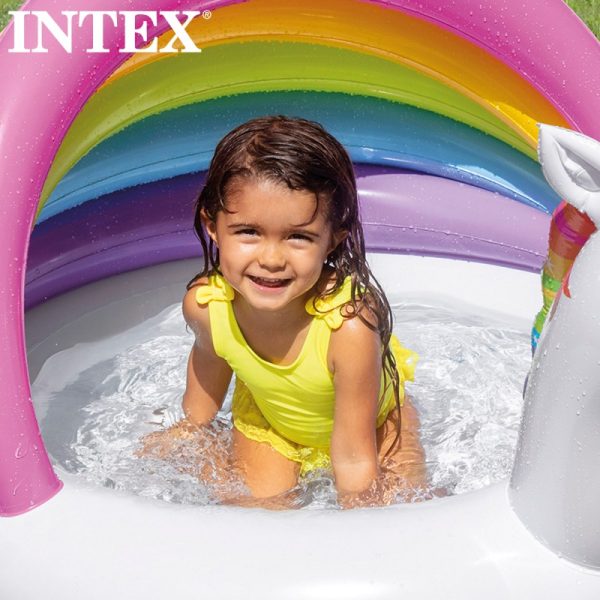 Piscina Inflable Unicornio Parasol Intex - Imagen 4