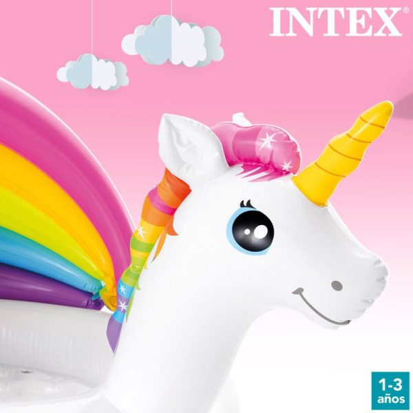 Piscina Inflable Unicornio Parasol Intex - Imagen 5