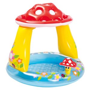Piscina Infantil con Parasol Intex