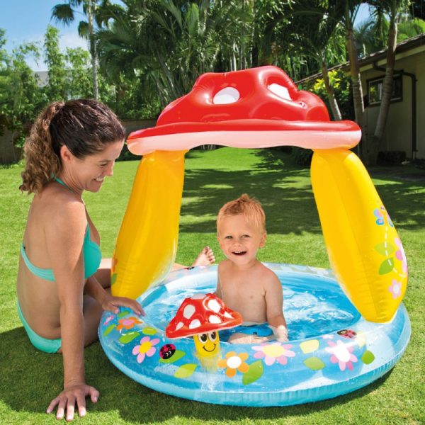 Piscina Infantil con Parasol Intex - Imagen 2