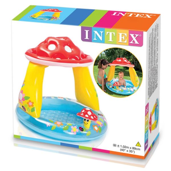 Piscina Infantil con Parasol Intex - Imagen 3