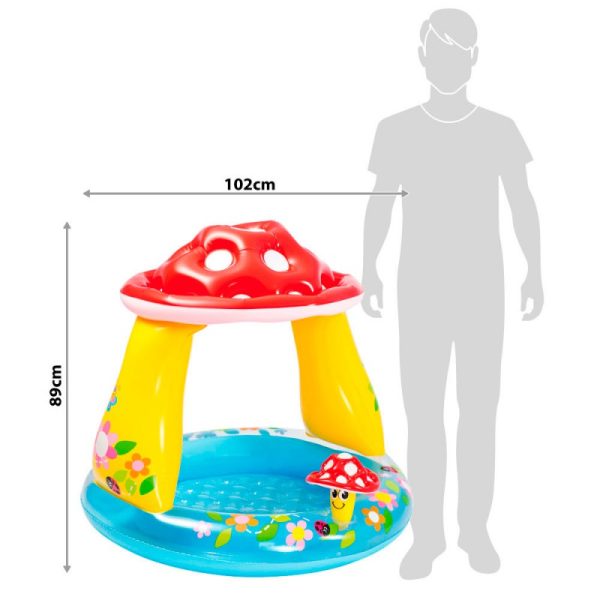 Piscina Infantil con Parasol Intex - Imagen 4