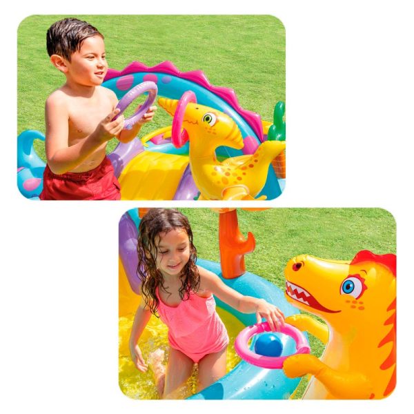 Piscina Inflable, Centro de Juegos Dinosaurio Intex - Imagen 9