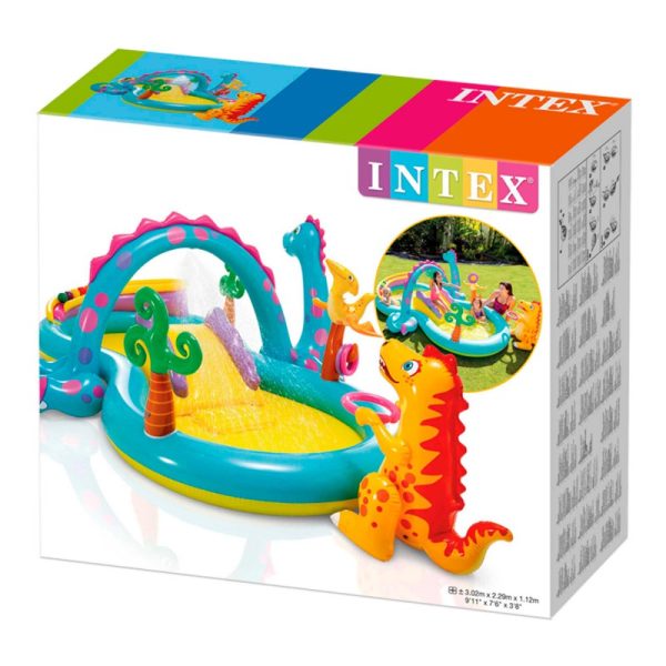 Piscina Inflable, Centro de Juegos Dinosaurio Intex - Imagen 11