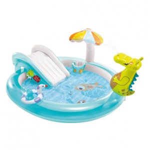Piscina Inflable, Centro de Juegos Cocodrilo Intex