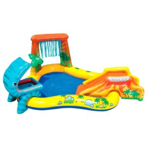 Piscina Inflable, Centro de Juegos Dino Intex