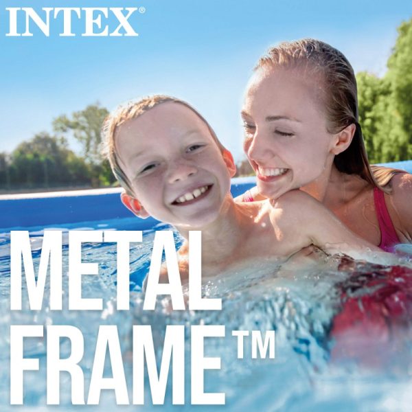 Piscina Armable Metal Frame 220x150x60cm Intex - Imagen 6