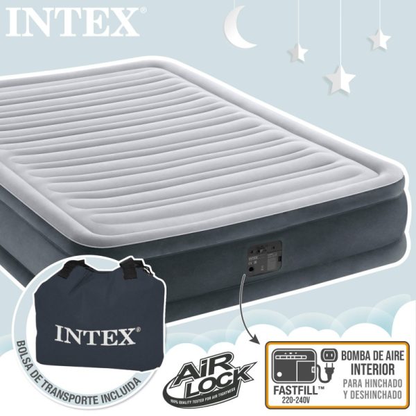 Colchón Inflable Eléctrico 2 plazas Intex - Imagen 3