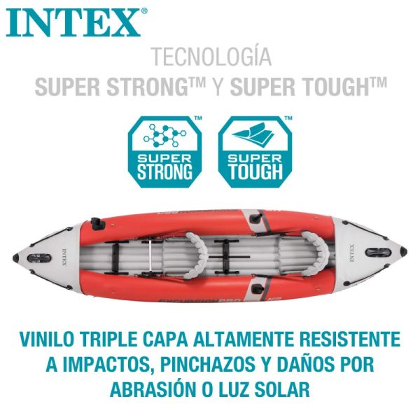 Kayak Inflable Excursión Pro K2 Intex - Imagen 10