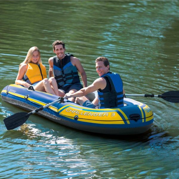 BOTE INFLABLE CHALLENGER 3 INTEX 295x137x43 cm - Imagen 2