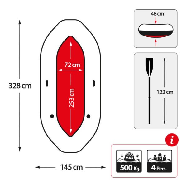 Bote Inflable Mariner 4 Intex - Imagen 5