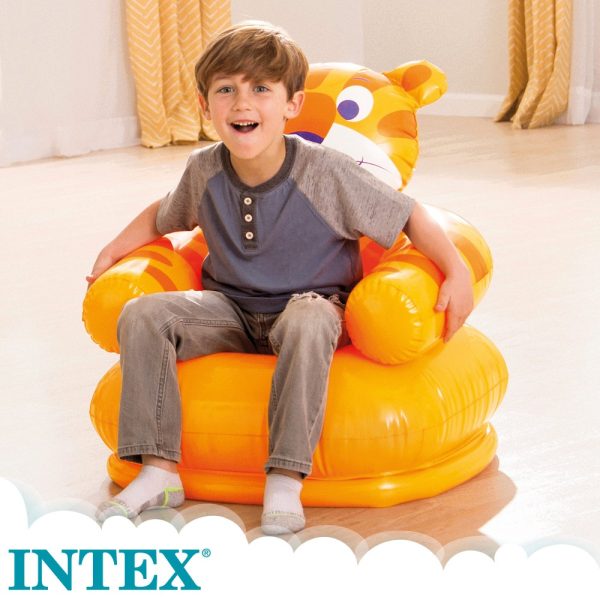 Sillon inflable forma de tigre y osito intex - Imagen 2
