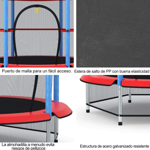 Cama Elástica Trampolín Diámetro 140cm - Imagen 5
