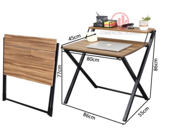 Escritorio Plegable para Laptop 80cm