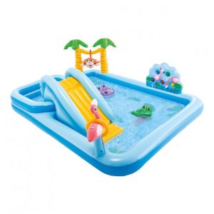 Piscina Inflable, Centro de Juegos Jungla Intex
