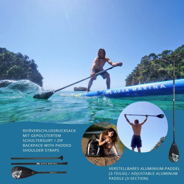Paddle Inflable Sup Beast 10'6" Aquamarina - Imagen 3
