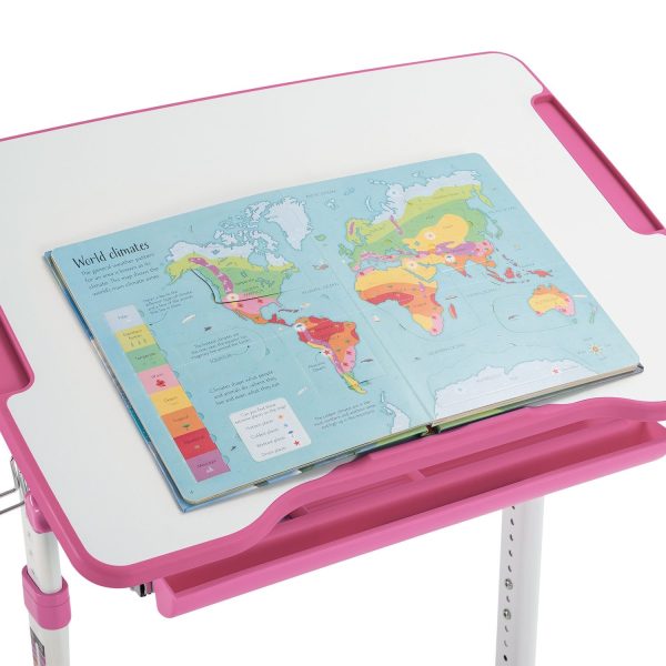 Escritorio con Silla Regulable color Rosado Infantil - Imagen 5