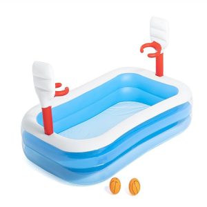 Piscina Inflable con Juego de Básquet Bestway