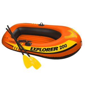 Bote Inflable Explorer 200 Remos-Inflador Intex