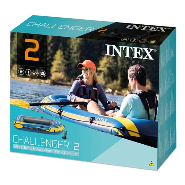 Bote Inflable Challenger 2 Intex, 236x114x41 cm - Imagen 7
