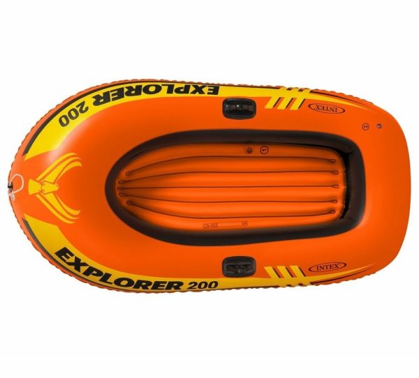 Bote Inflable Explorer 200cm Naranja Intex - Imagen 2