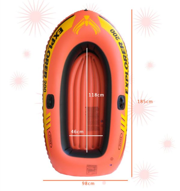 Bote Inflable Explorer 200 Remos-Inflador Intex - Imagen 4