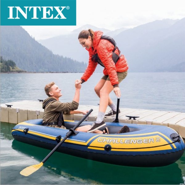 Bote Inflable Challenger 2 Intex, 236x114x41 cm - Imagen 3