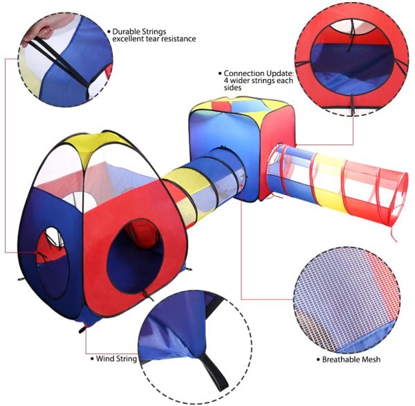 Carpa Circuito 4 en 1 Doble Túnel Unisex - Imagen 6