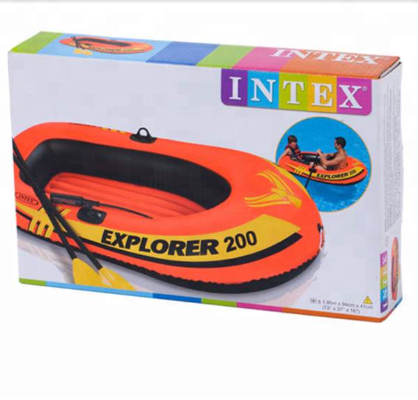 Bote Inflable Explorer 200 Remos-Inflador Intex - Imagen 5