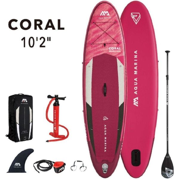 Paddle Inflable coral 10´2 Aquamarina