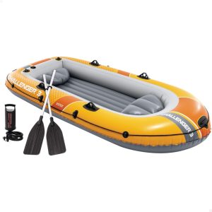 Bote Inflable Challenger 3 Iintex con remos e inflador