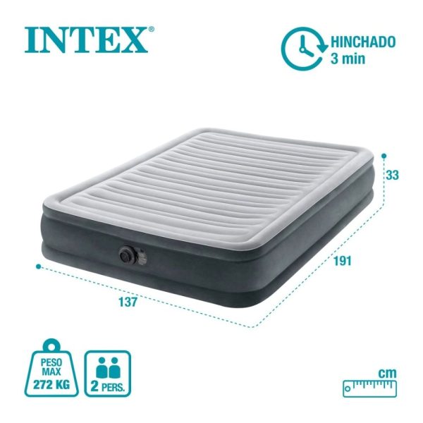Colchón Inflable Eléctrico 2 plazas Intex - Imagen 5
