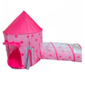 Castillo coon tunel para niñas